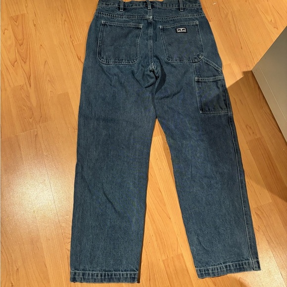 Obey Blue Straight Jeans Classic Denim - Picture 4 of 4